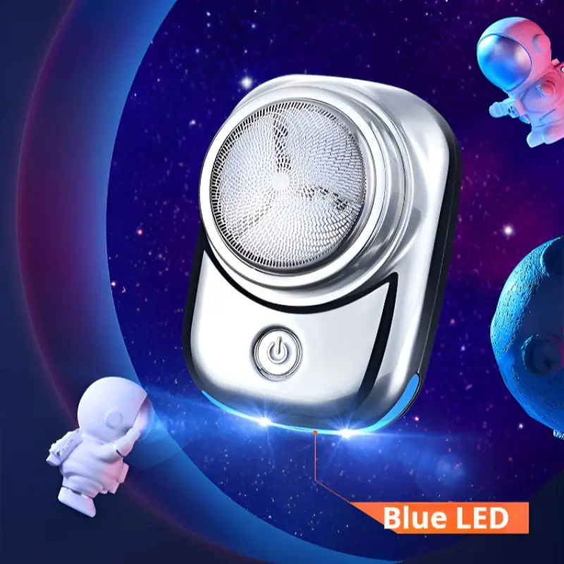 Men's Mini Shaver Small Steel Cannon Electric Shaver Rechargeable Washable Small Steel Cannon Shaver