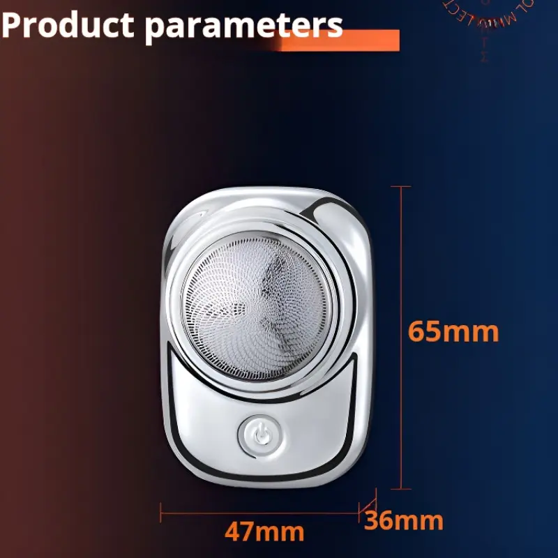 Men's Mini Shaver Small Steel Cannon Electric Shaver Rechargeable Washable Small Steel Cannon Shaver