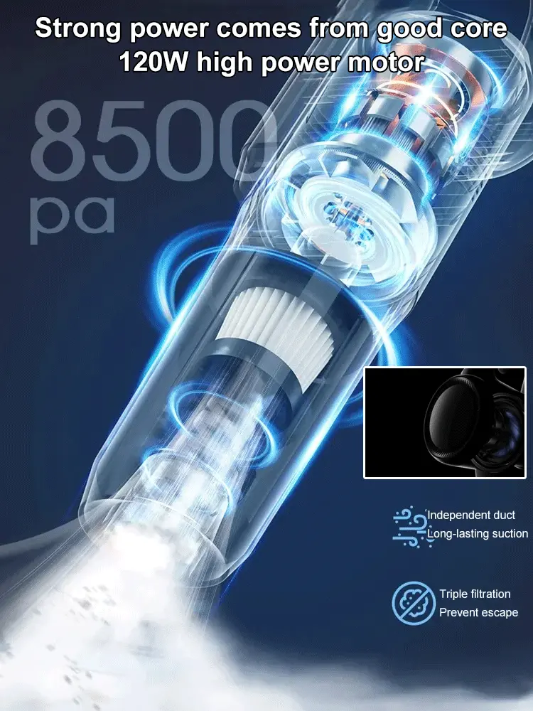 Wireless Handheld Vacuum Cleaner 8500Pa Electric Sweeper  Car Remove Mites Dust Cleaner Steam-free Mop Lazy Vacuum Cleaner