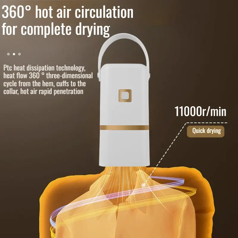 Home Portable Foldable Lightweight Portable Dryer Small Specialized Dryer Travel Baby Clothes Dryer