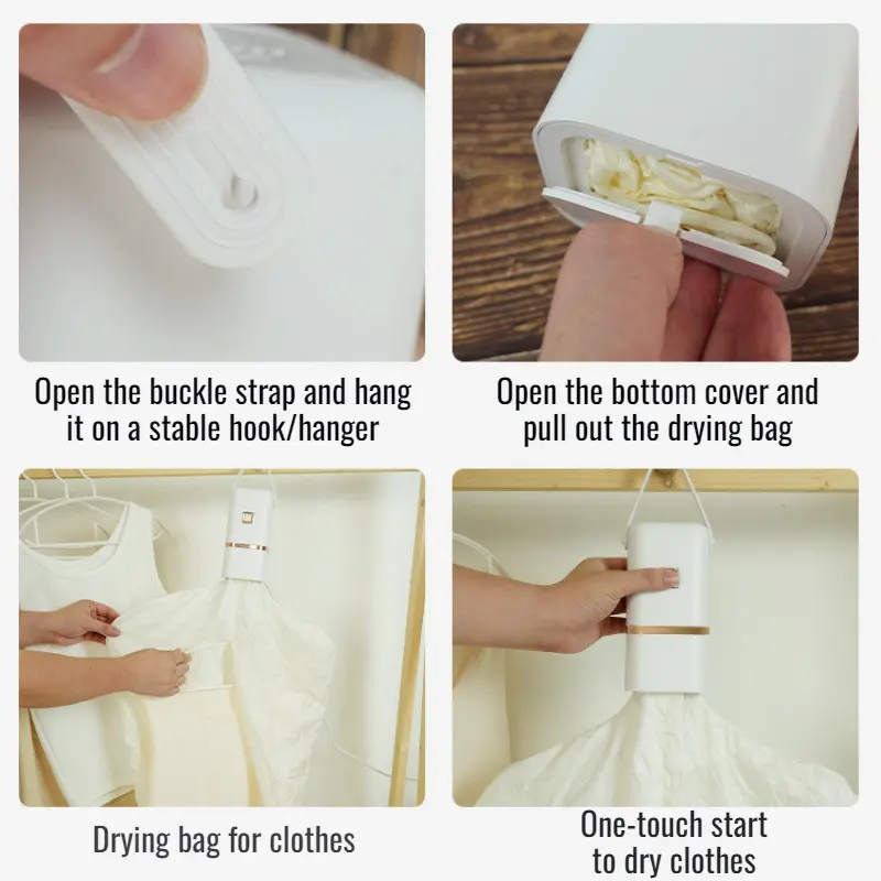 Home Portable Foldable Lightweight Portable Dryer Small Specialized Dryer Travel Baby Clothes Dryer
