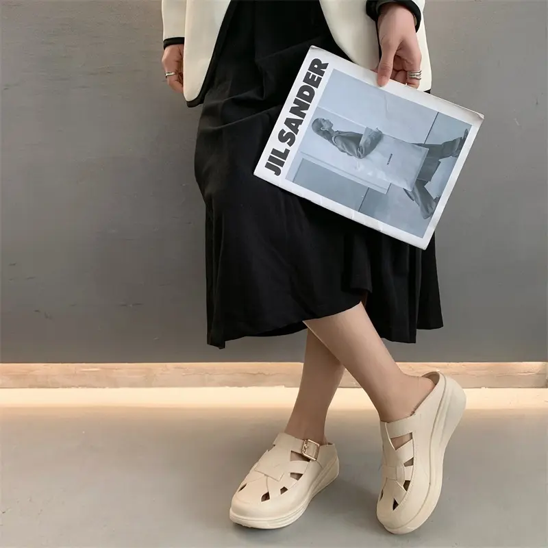 Summer Women's Outer Wear Antislip Stomping Shit Feeling Slippers Highvalue Home Women's Shoes