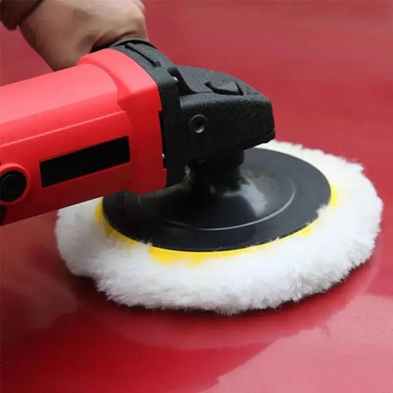 GM Cosmetic Polishing Pad 3/4 "6-piece Sponge Wheel Wool Plate Wax Polishing Motorcycle Body Polishing Disc Cleaning Accessories