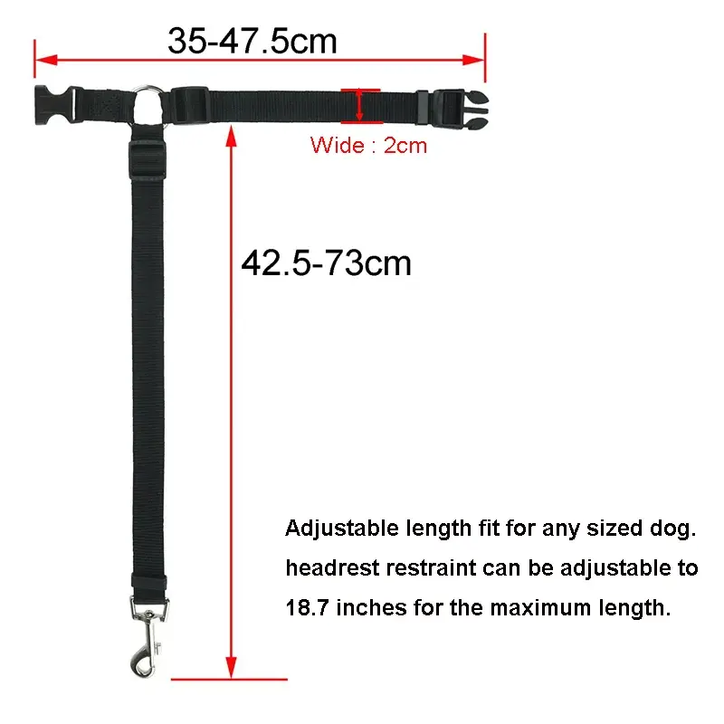 Pet SuppliesPractical Cat and Dog Safety Adjustable Car Seat Belt, Seat Belt, Puppy Seat Belt