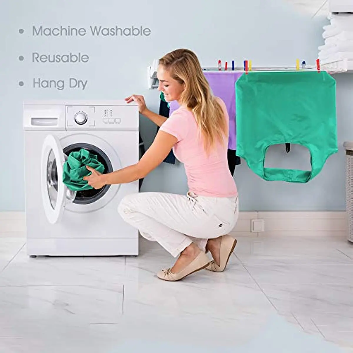 1PCS Reusable-Grocery-Bags-Foldable-Machine-Washable-Reusable-Shopping-Bags-Bulk Colorful  Bag