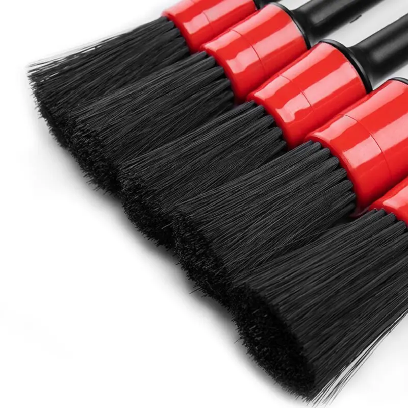 5pcs Detailing Brush Set Car Brushes Car Detailing Brush For Car Cleaning Detailing Brush Dashboard Air Outlet Wheel Brush