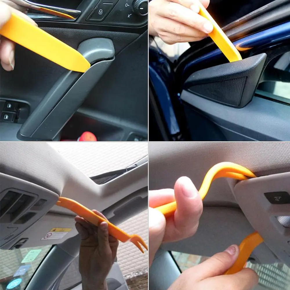 Portable Auto Car Radio Panel Door Clip Panel Trim Dash Audio Removal Installer Pry Kit Repair Tool Pry Tool Hand Tools