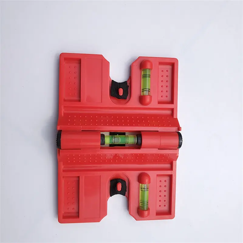 1pc Adjustable Tube Angle Meter Folding Bubble Level Ruler Inclinometer With Strap Horizontal Vertical 3 Vials Woodworking Tools