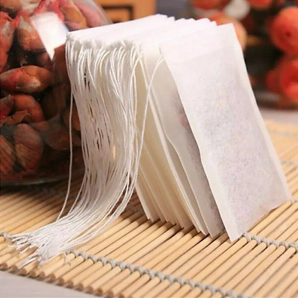 100Pcs Food Grade Empty Scented Tea Bags Infuser With String Heal Seal Filter Paper For Herb Loose Tea Tea bag