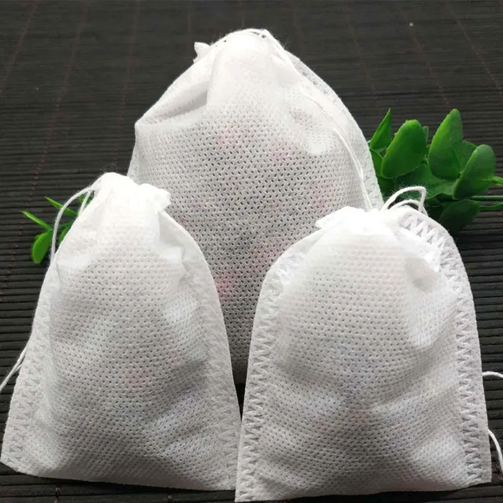 100Pcs Food Grade Empty Scented Tea Bags Infuser With String Heal Seal Filter Paper For Herb Loose Tea Tea bag