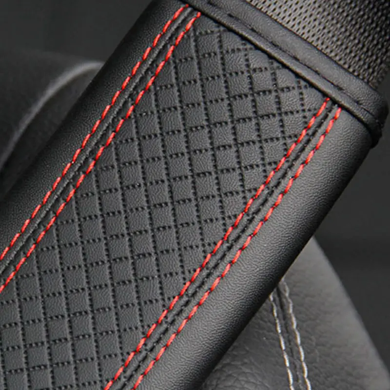 Car accessories seat belt PU Leather Safety Belt Shoulder Cover Breathable Protection Seat Belt Padding Pad Auto Interior Access