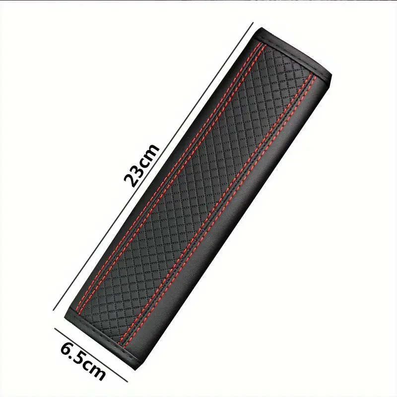 Car accessories seat belt PU Leather Safety Belt Shoulder Cover Breathable Protection Seat Belt Padding Pad Auto Interior Access