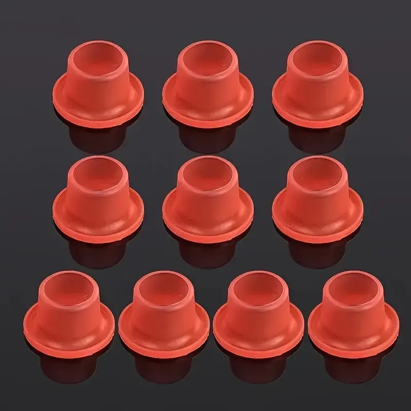 10pcs Faucet Leak-proof Sealing Gasket Washer, Silicone Raw Belt Triangle Valve, Rubber Pipe Hose Prevent Dripping Leakage Plug