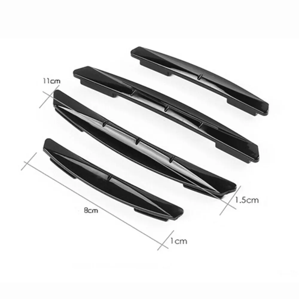 4pcs Car Sticker Door Edge Guards Trim Molding Protection Strip Scratch Protector Car Crash Barriers Door Guard Collision
