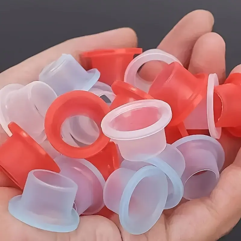 10pcs Faucet Leak-proof Sealing Gasket Washer, Silicone Raw Belt Triangle Valve, Rubber Pipe Hose Prevent Dripping Leakage Plug