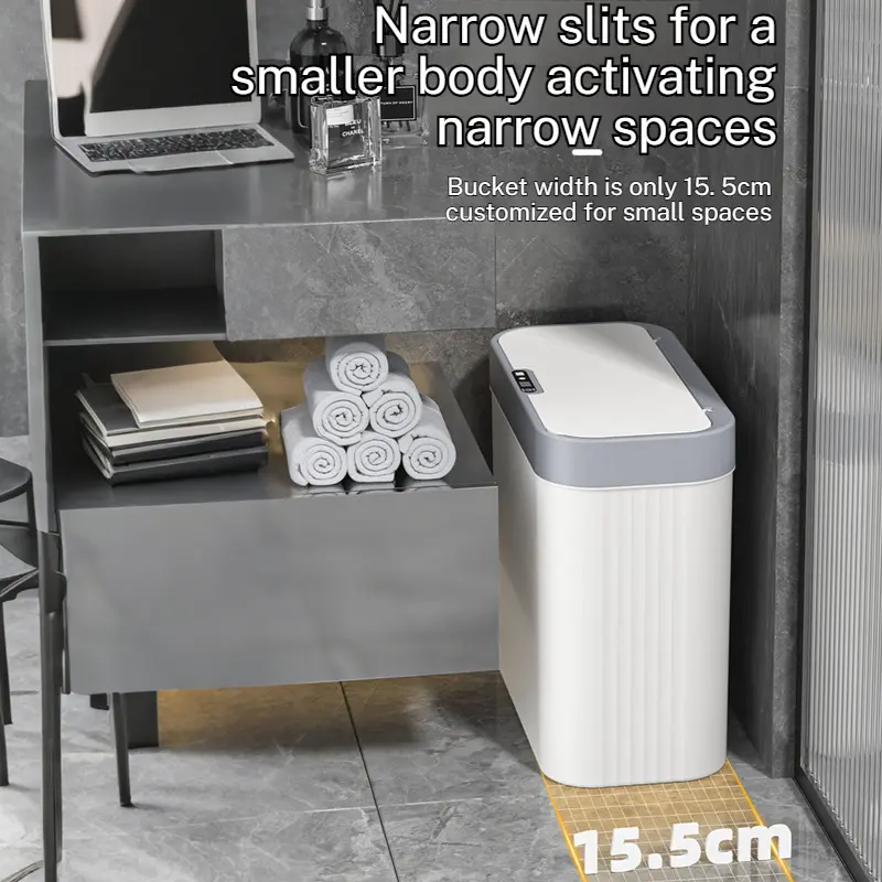 Intelligent sensor crevice wallmounted wastebasket control button intelligent household