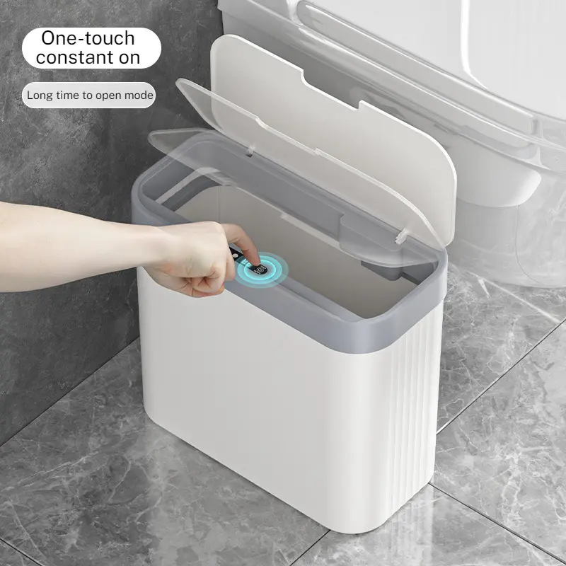 Intelligent sensor crevice wallmounted wastebasket control button intelligent household