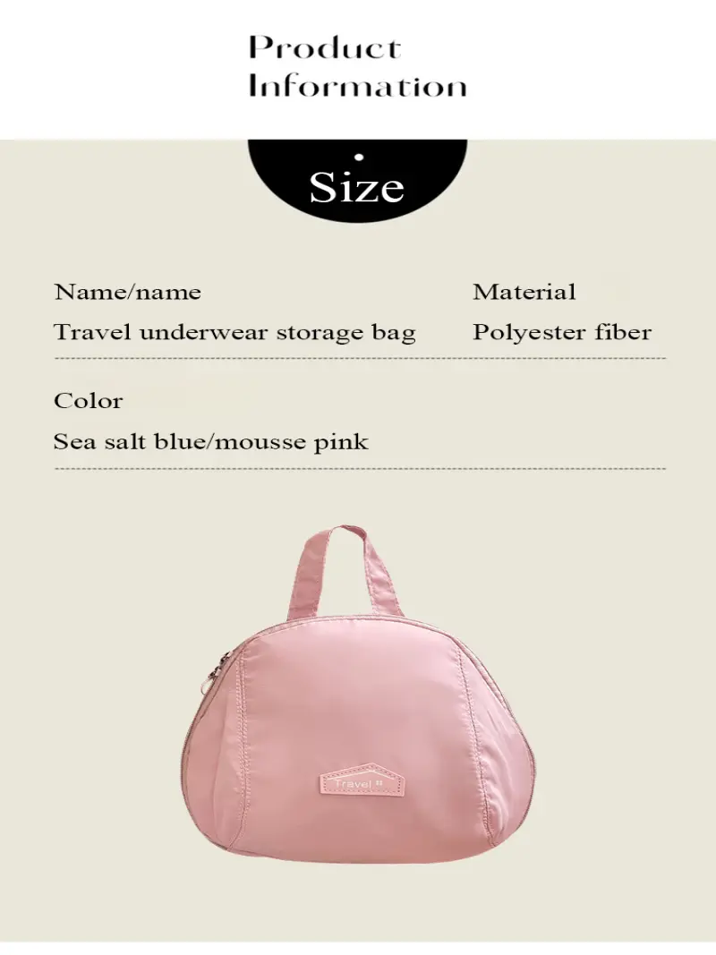 Shell 3In1 Underwear Storage Bag Storage Bag Underwear Storage Portable Breathable Large Capacity