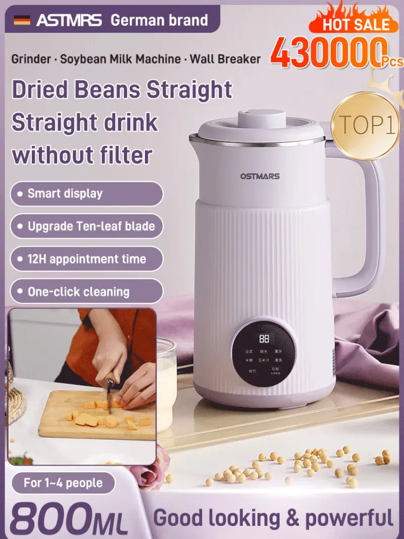 Multifunction Wall Breaker Electric Mini No Filter No Cook Small Direct Automatic
