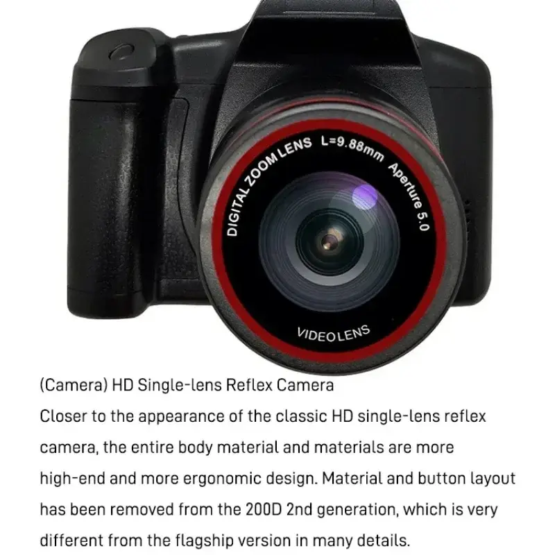 High Definition SLR Camera 16X Zoom Video Sports Photography HD Long-Focus Digital Camera Single Lens Reflex Camera
