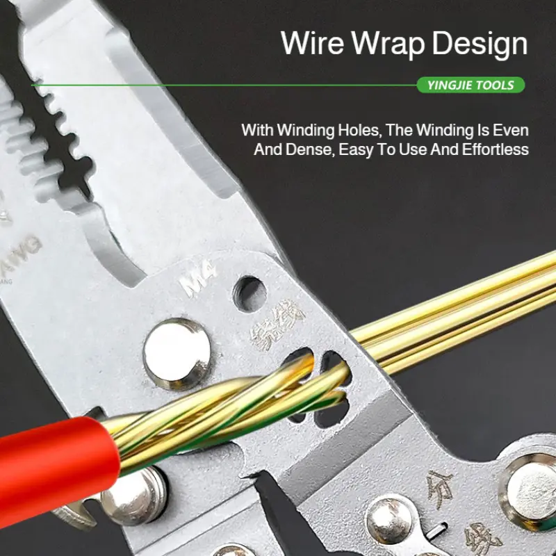 【10 in 1】Multi-function Wire Stripper with Electrical Measurement Electrician Pliers Multi-function Wire Stripper/Steel Wire