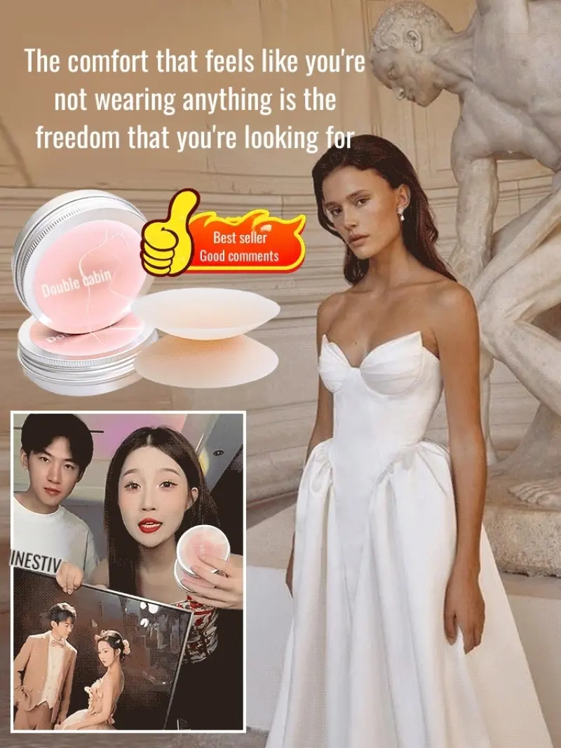 Women's summer thin chest stickers washed invisible silicone antibump point nonmarking