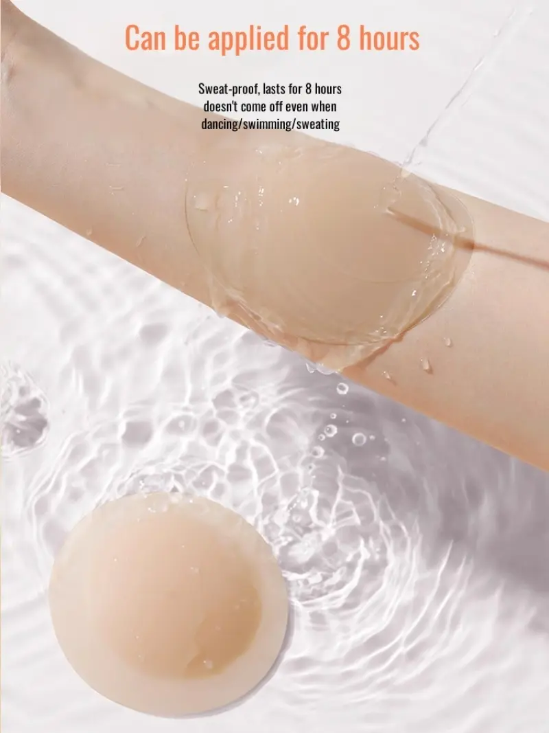 Women's summer thin chest stickers washed invisible silicone antibump point nonmarking