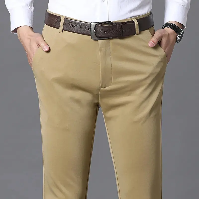 Business Casual Pants for Men Elastic and Stretchy, Long or Shorter Styles Available