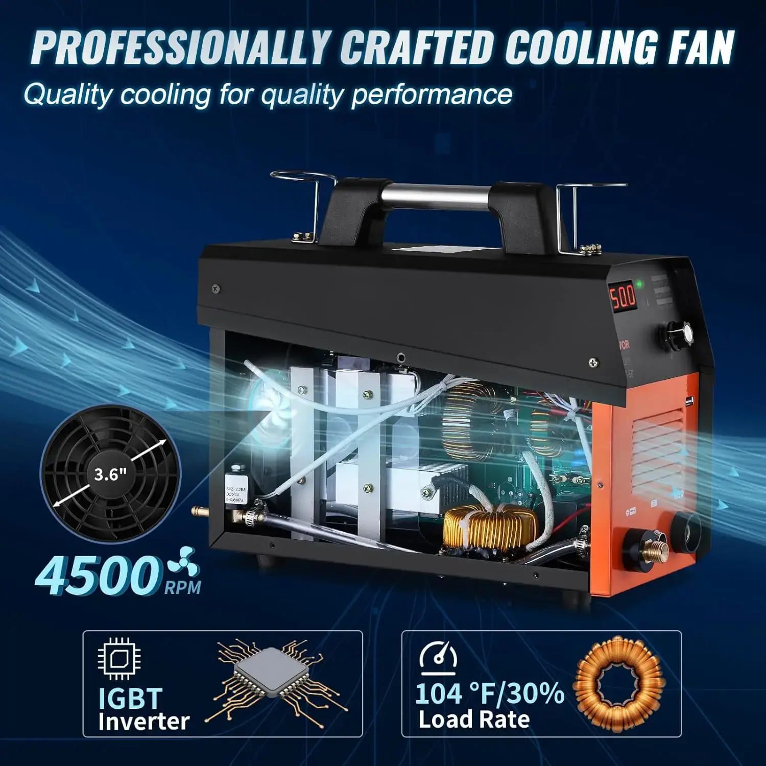 Plasma Cutter, 50Amp, Air Cutting Machine with Plasma Torch, 110V/220V Dual Voltage AC IGBT Inverter Metal Cutting Equipment