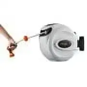 65' x 5/8" Retractable Water Hose Reel, 180° Swivel, Wall-Mounted