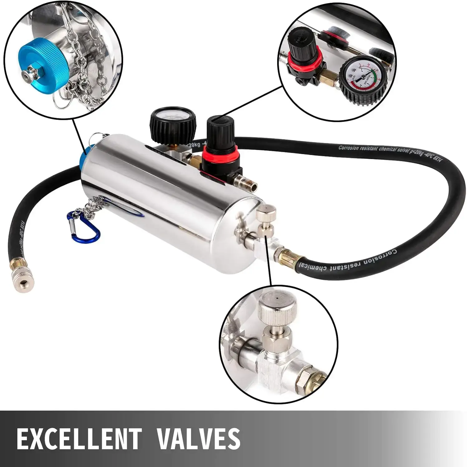 Non-dismantle Injector Cleaner 600ML Automotive Non-dismantle Gasoline Fuel Injector Tester and Cleaner