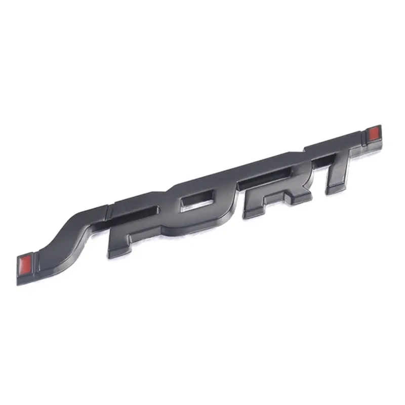Car Sticker Style Metal 3D Chrome Car Accessories Sports Letter Stereoscopic Logo Sticker Tail Race Logo Badge Sticker