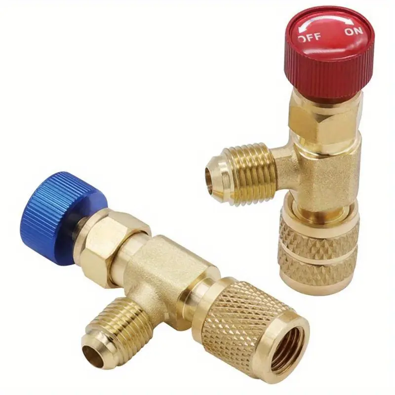 Air Conditioner plus Safety Liquid Valve R410 Refrigerant Vacuum Maintenance Switch R22 Detection Tool