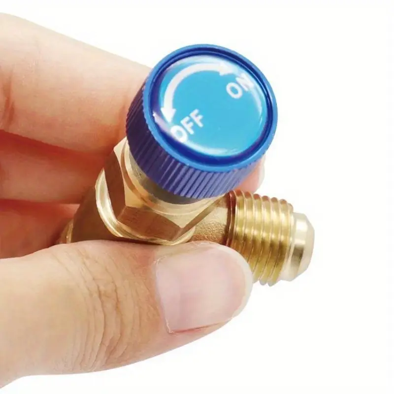 Air Conditioner plus Safety Liquid Valve R410 Refrigerant Vacuum Maintenance Switch R22 Detection Tool