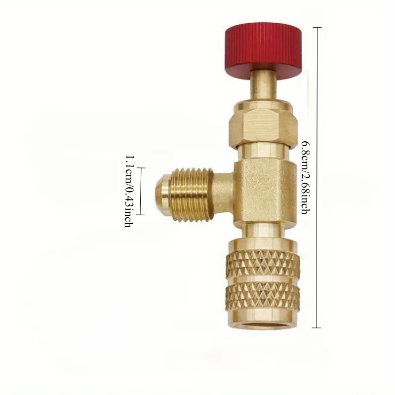 Air Conditioner plus Safety Liquid Valve R410 Refrigerant Vacuum Maintenance Switch R22 Detection Tool