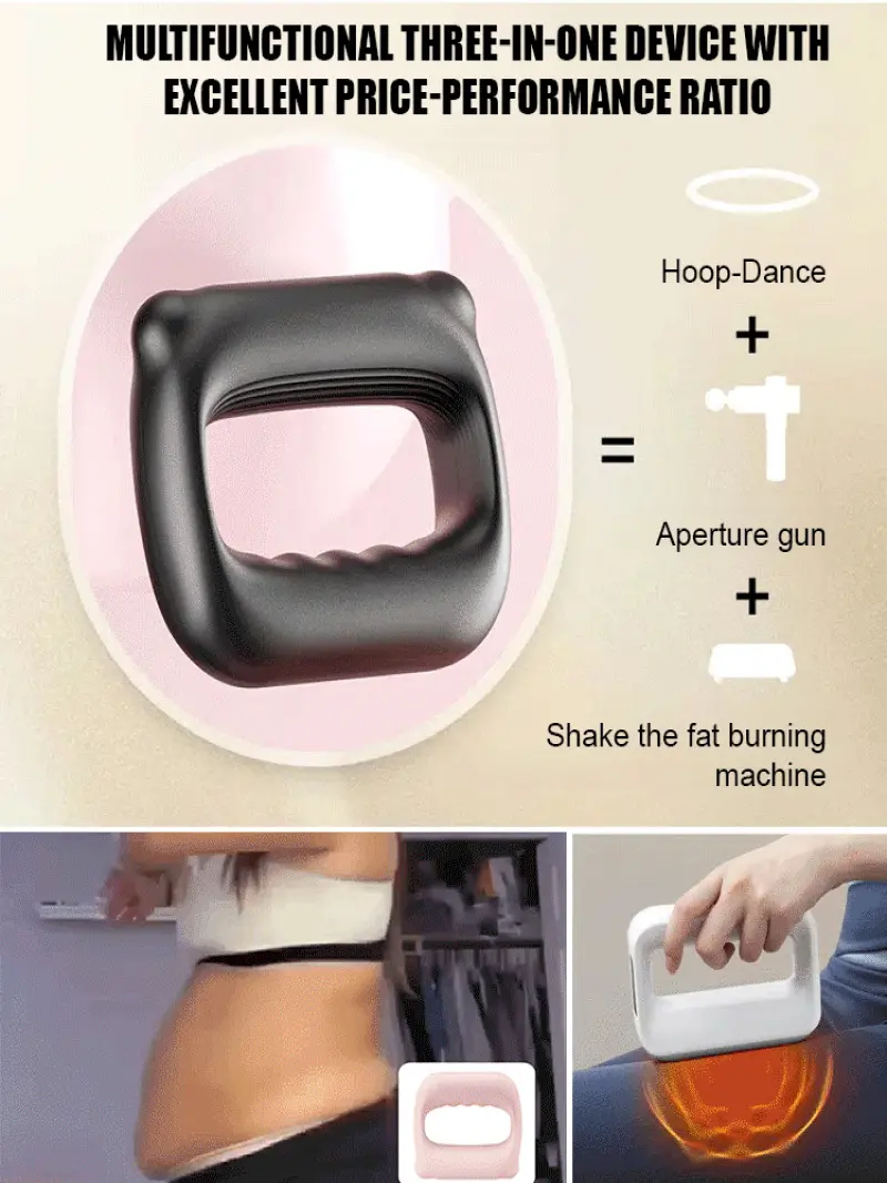 Fascia Ring Muscle Massager High Frequency Vibration Fat Shake Usb Rechargeable Fascia Gun
