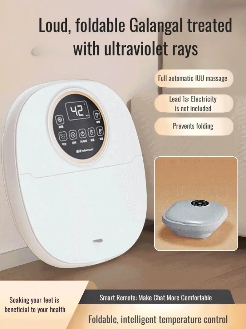 Jinzheng home automatic foot bath bucket upgraded electric massage function