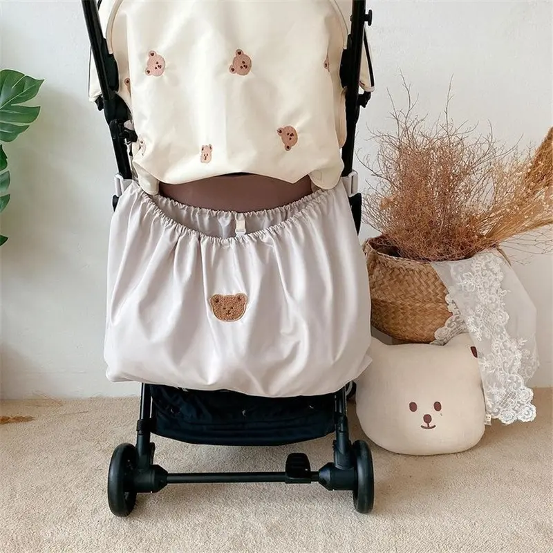 Korean style baby stroller storage bag out of the bottle diaper storage bag car storage hanging bag