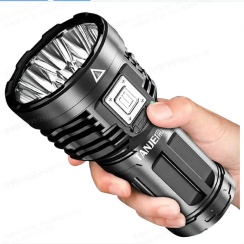 Multifunctional strong light super bright rechargeable outdoor flashlight