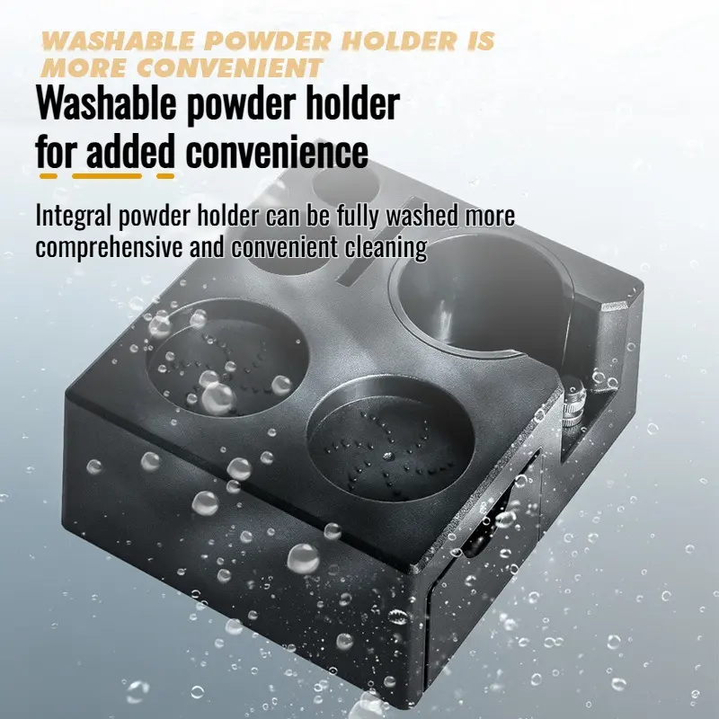 Drawer coffee press holder multi-function coffee machine bar storage box handle bracket powder distr