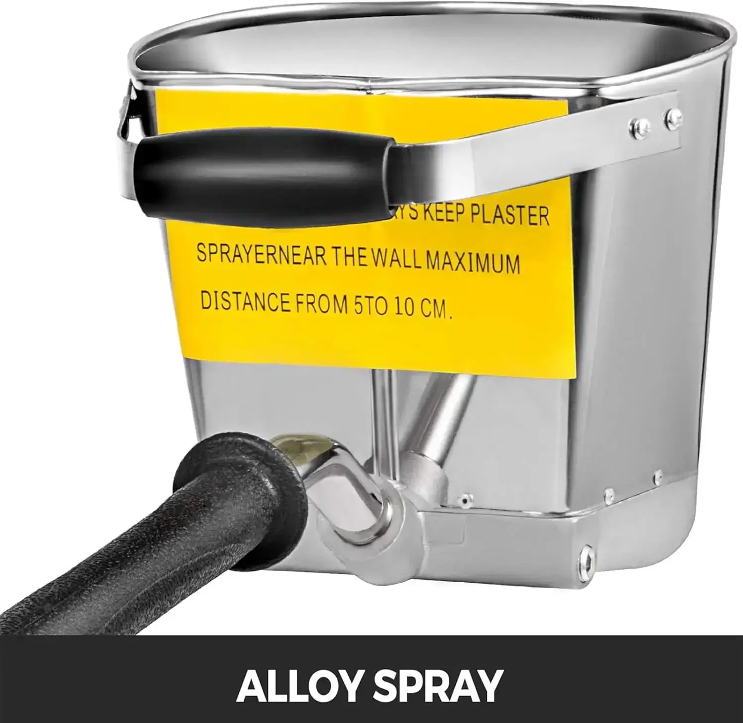 4 Jet 3Hp Stucco Sprayer Plaster Sprayer Cement Mortar Spray Gun Hopper Wall Paint Spray Gun Wall Painting Concrete Tool Manual