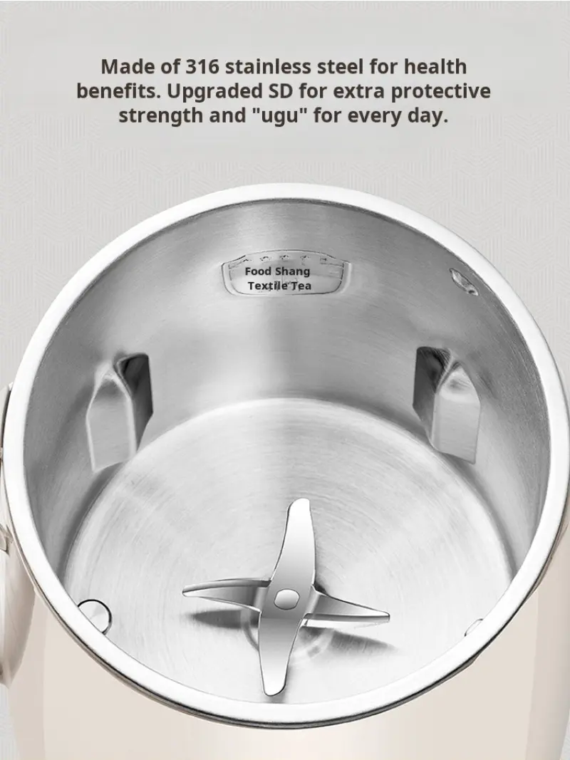 Wall Breaker Portable Soymilk Maker Automatic Soymilk Maker 1200ml  Electric Juicer Blender 4-leaf Blade with Conversion Head