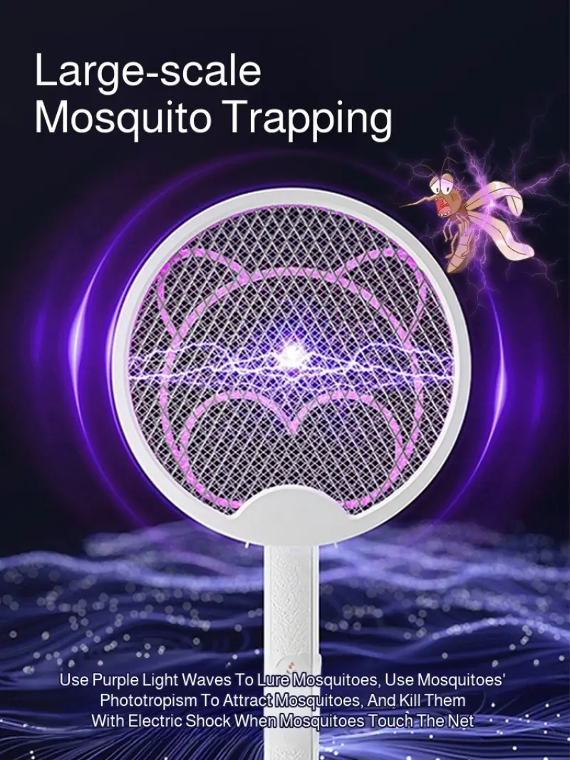 Foldable Mosquito Killer Lamp Two-in-one Purple Light Electric Mosquito Killer Electric Mosquito Swatter Lightning Mosquito