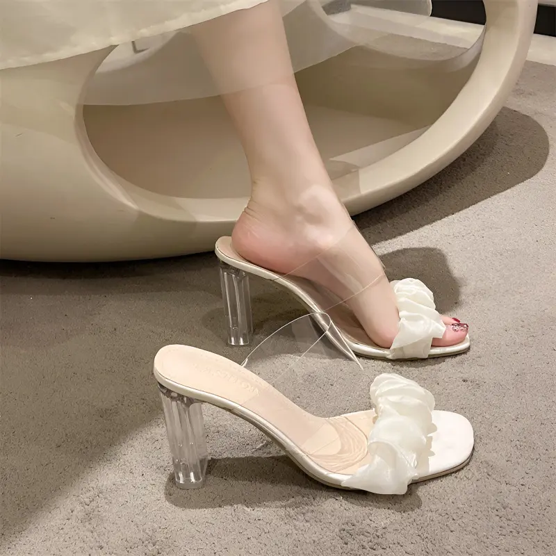 Women's summer outdoor sandals, new style fairy-style sandals, Korean style thick-heeled sandals, fa