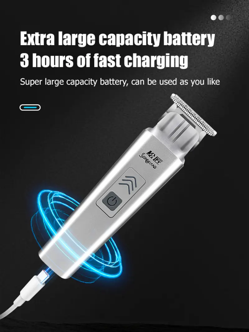 Multifunctional Shaving Hair Clipper Rechargeable Razor Trimmer Stainless Steel Professional Hair Clippers