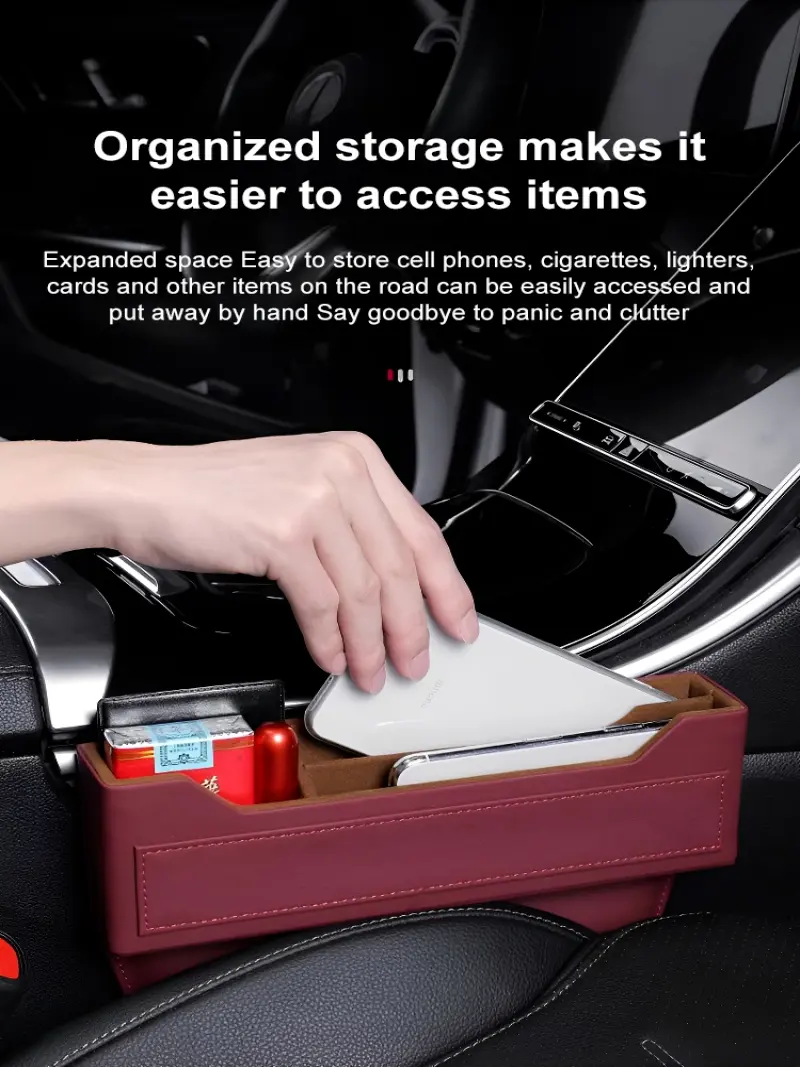 Car storage box multifunctional seat gap storage car storage box car accessories car storage bag