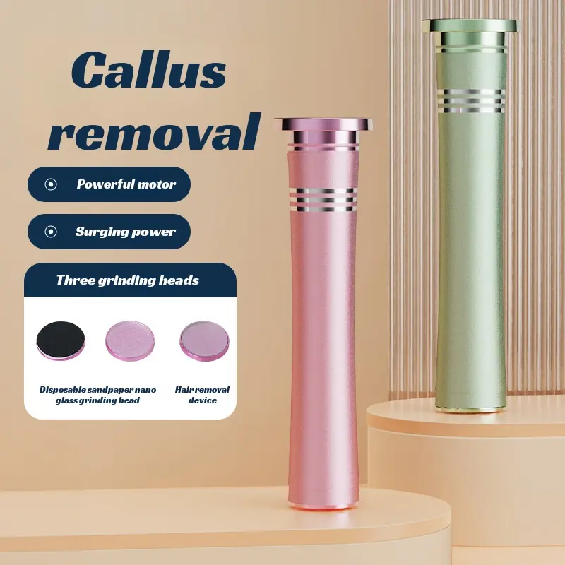 Electric Foot Massage Grinder for Exfoliation & Callus Removal  USB Rechargeable Wireless Electric Foot File Cuticle Callus Remo