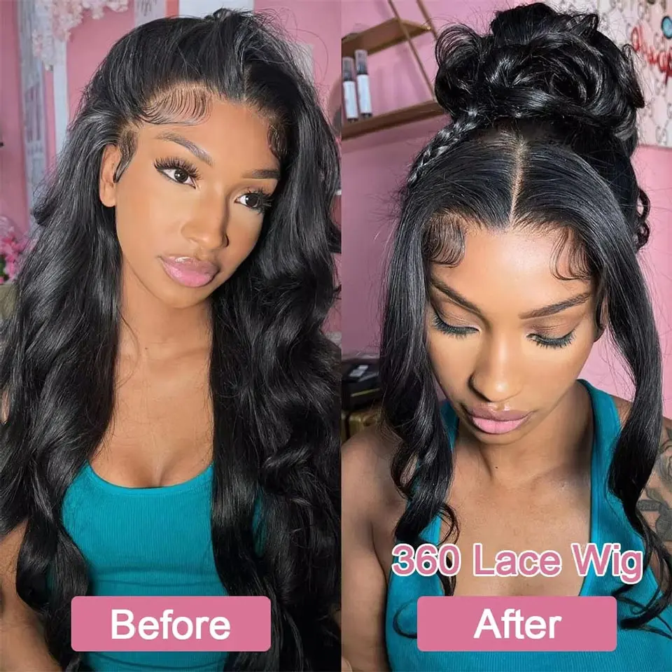 Body Wave Human Hair Wigs 30 Inch Lace Front Human Hair Wig 13x4 13x6 Hd Lace Frontal Wig Pre Plucked 360 Lace Front Wig