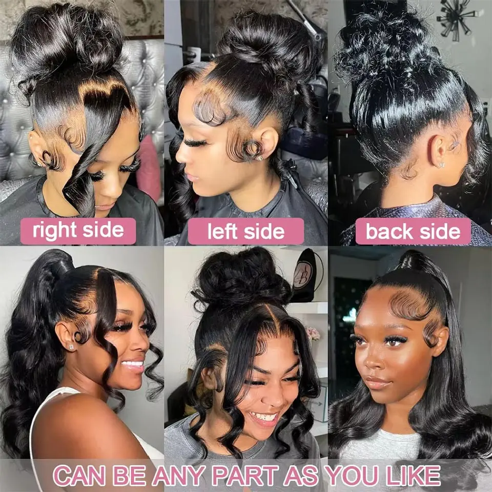 Body Wave Human Hair Wigs 30 Inch Lace Front Human Hair Wig 13x4 13x6 Hd Lace Frontal Wig Pre Plucked 360 Lace Front Wig