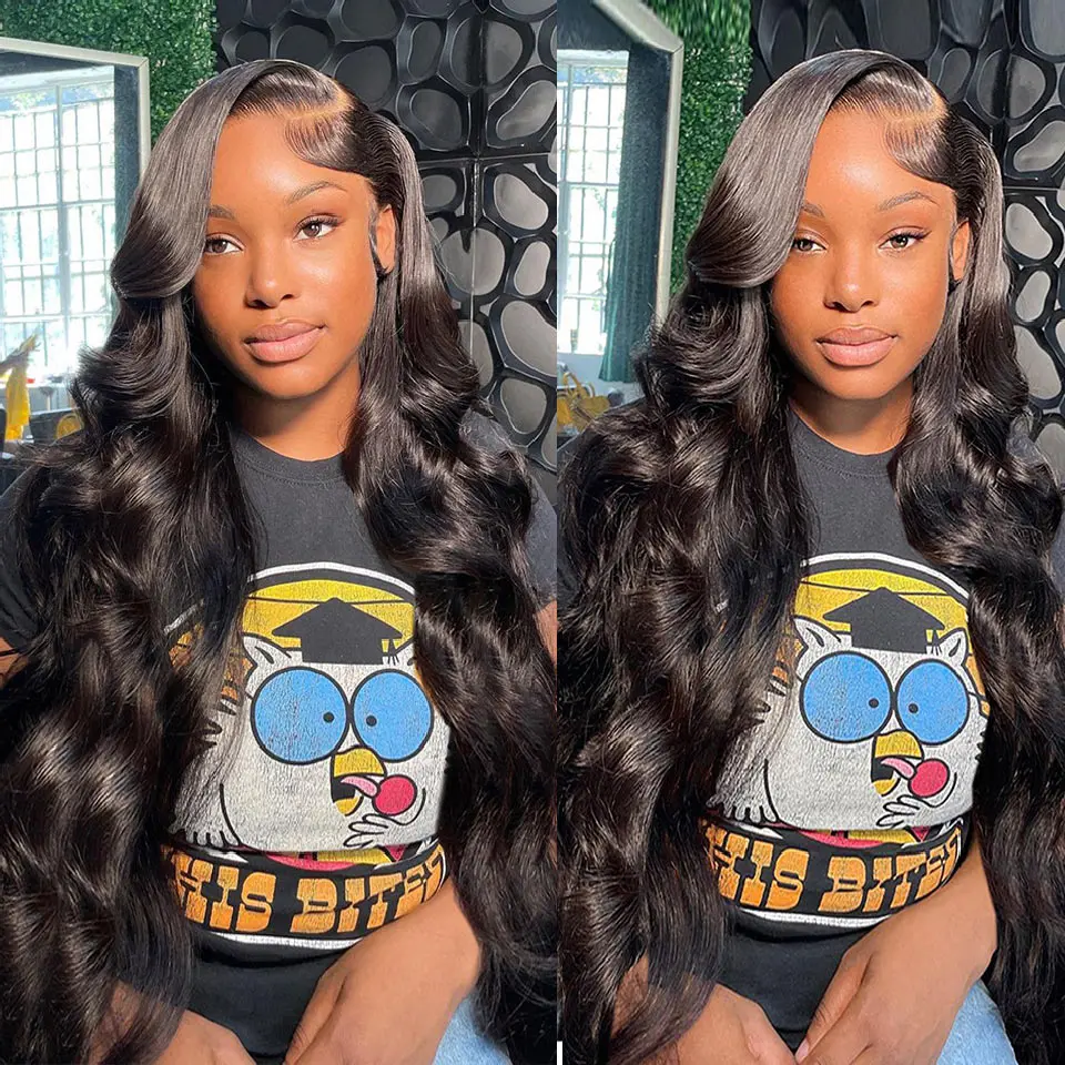 30 Inch 13x4 13x6 HD Body Wave Human Hair Wigs Pre Plucked 360 Loose Wave Lace Frontal Wig 100% Human Hair Wigs For Black Women